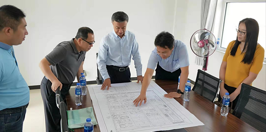 中塑協領導參觀滄州項目 中塑協領導參觀滄州項目