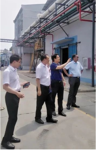 中化學科學技術研究有限公司、中國石化工業聯合會到天罡興泰孵化基地交流考察